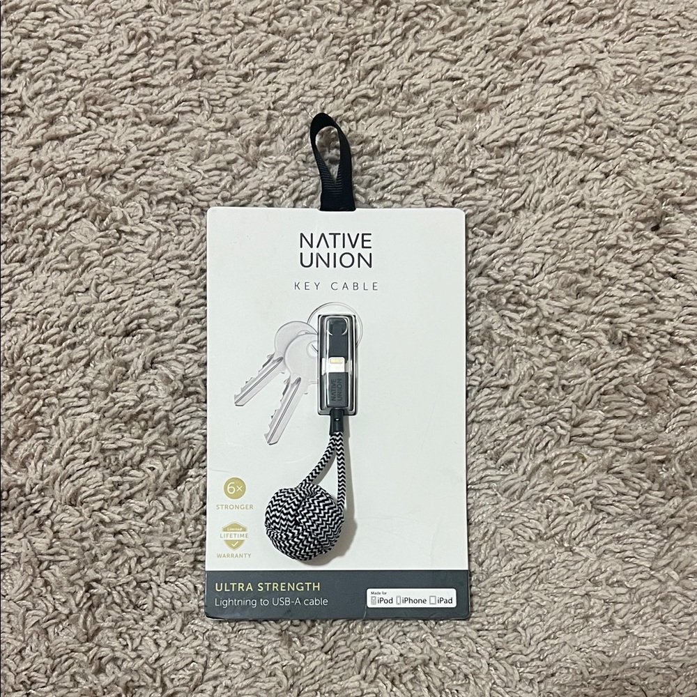 Native Union Key Cable Ultra Strength Lightning to USB-A Cable